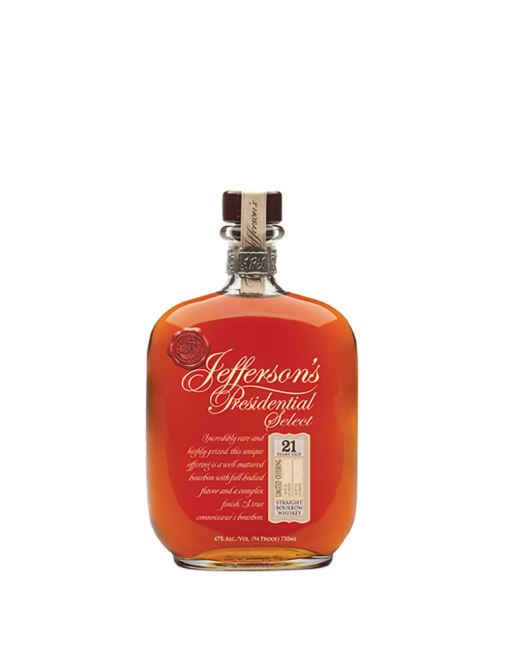 Jefferson's Presidential Select 21 Year Old Bourbon