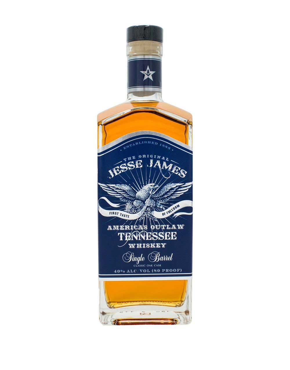 Jesse James Single Barrel Tennessee Whiskey