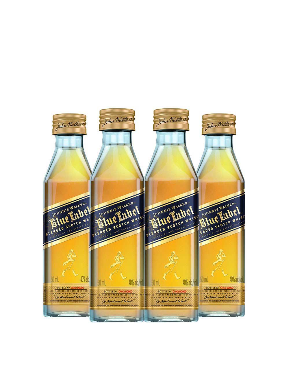 Johnnie Walker Blue Label (Set of Four 50 ML Bottles)
