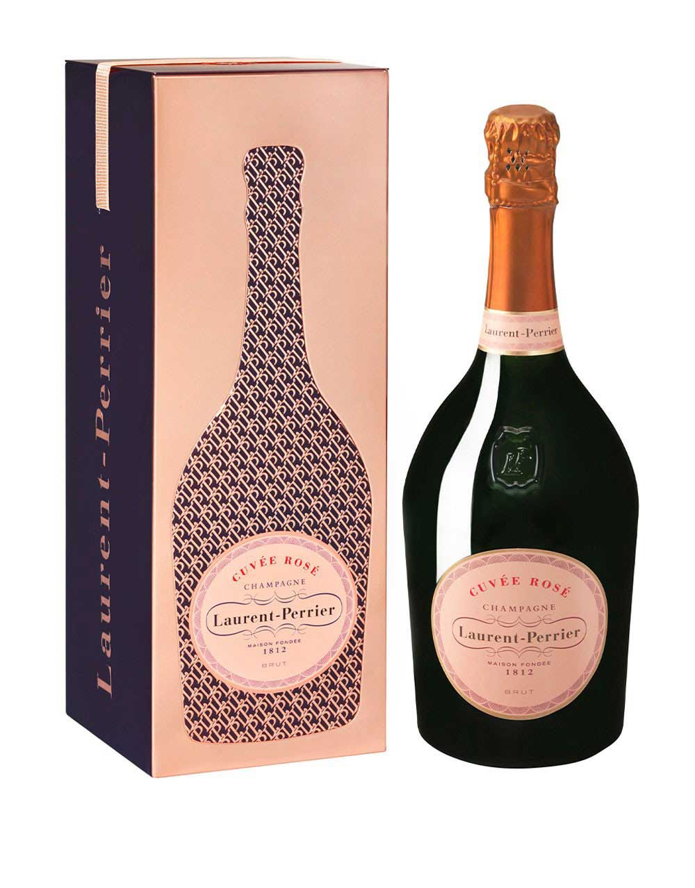 Laurent Perrier Cuvee Rose with Silhouette Tin
