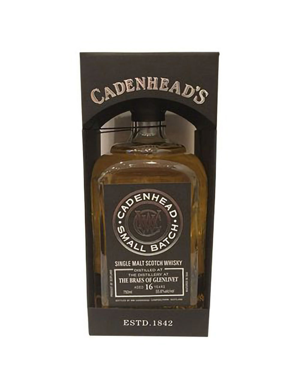 Cadenhead 16 Year Old Braes of Glenlivet Single Malt Scotch Whisky