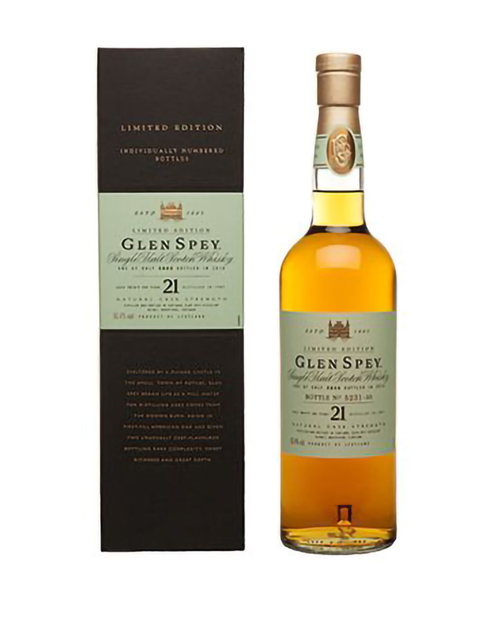 Glen Spey 21 Year Old Cask Strength Single Malt Scotch Whisky