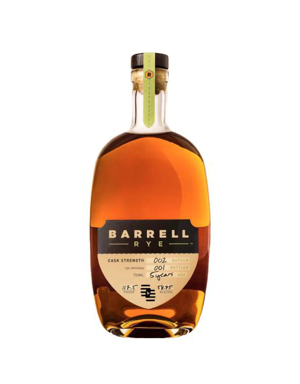 Barrell Rye Batch 002 Bourbon Whiskey
